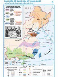 Bản đồ Các nước đế quốc xâu xé Trung Quốc